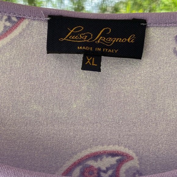 Italian Designer Luisa Spagnoli Women’s Top size Extra Large made in Italy - Picture 4 of 7